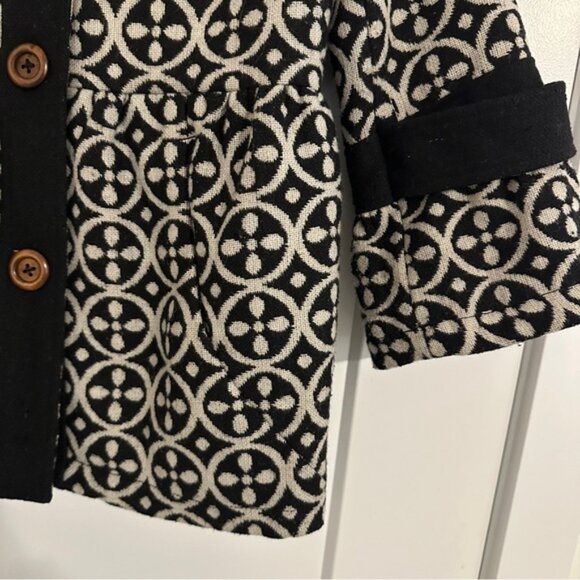 Billabong Black and Cream Patterned Jacket Size Small Women’s - Picture 6 of 9